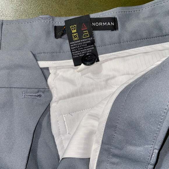 Greg Norman Chino Casual Shorts Golf Athleisure with pockets Grey size 38 - Picture 4 of 4